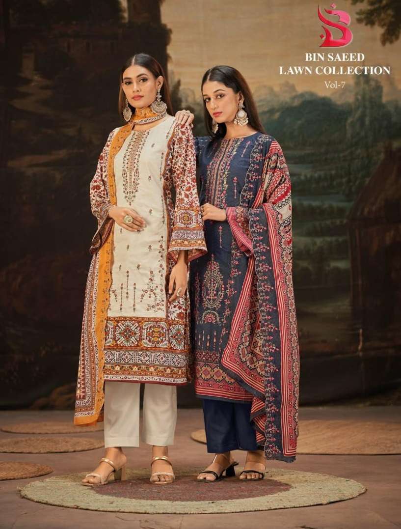 BIN SAEED VOL-7 OPEN PIC BY SHARDDHA DESIGNER